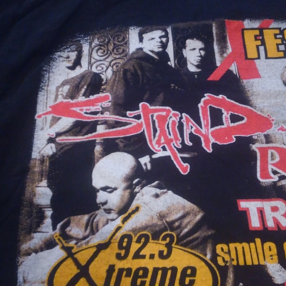 Vtg 🔥 Staind 🎵 🎸 COLD 🕷️ Concert Tour Band Shirt Large 🎶 The Used XFest 🎸 - Picture 2 of 8